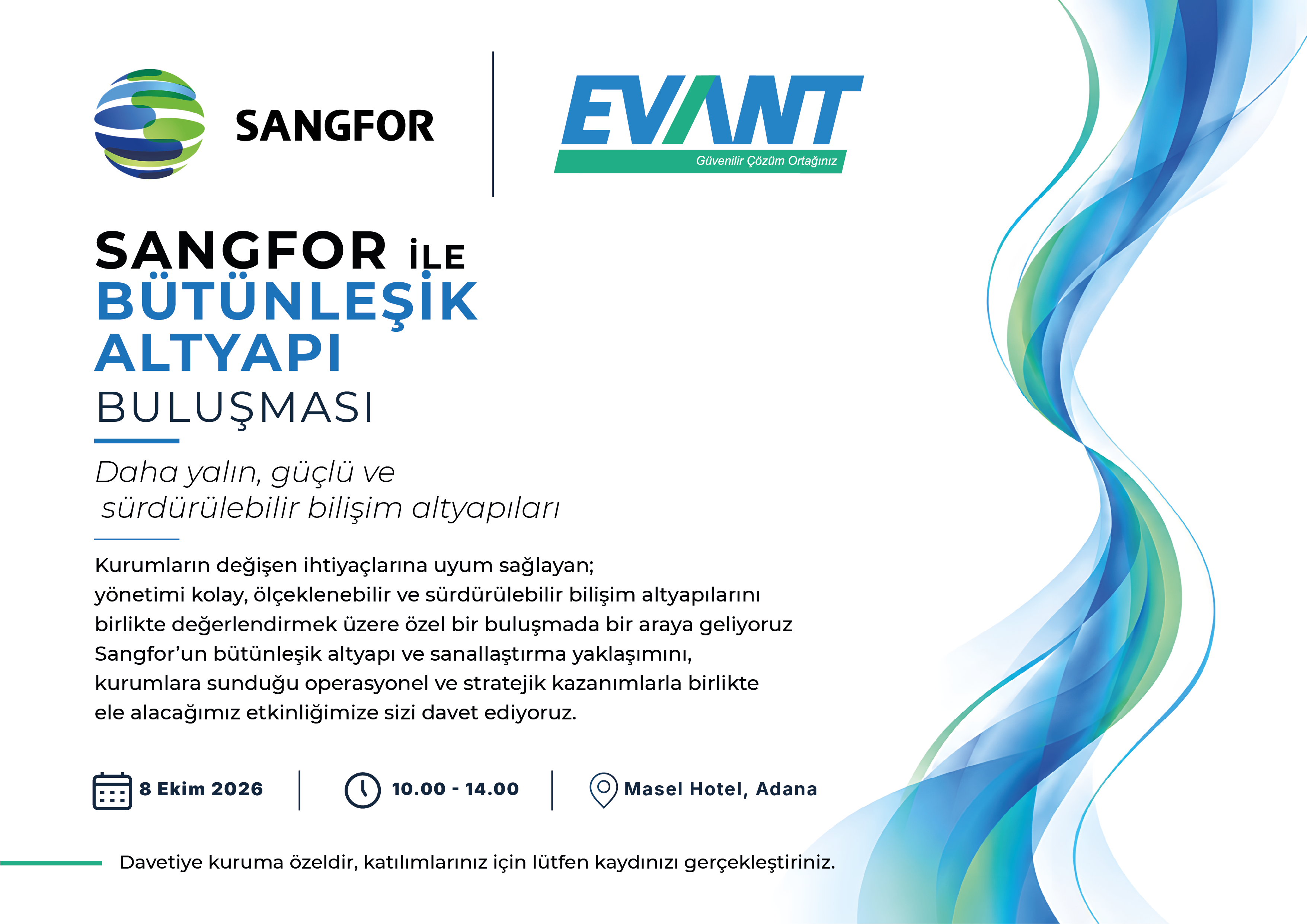 Sangfor ile Bütünleşik Altyapı Buluşması